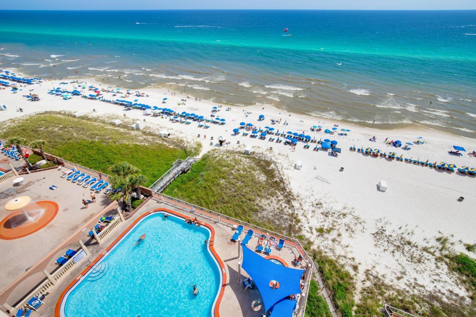 Gulf Front Master Br In Sunrise Beach With Amazing Views! Sleeps 7! Panama City Beach Exterior foto